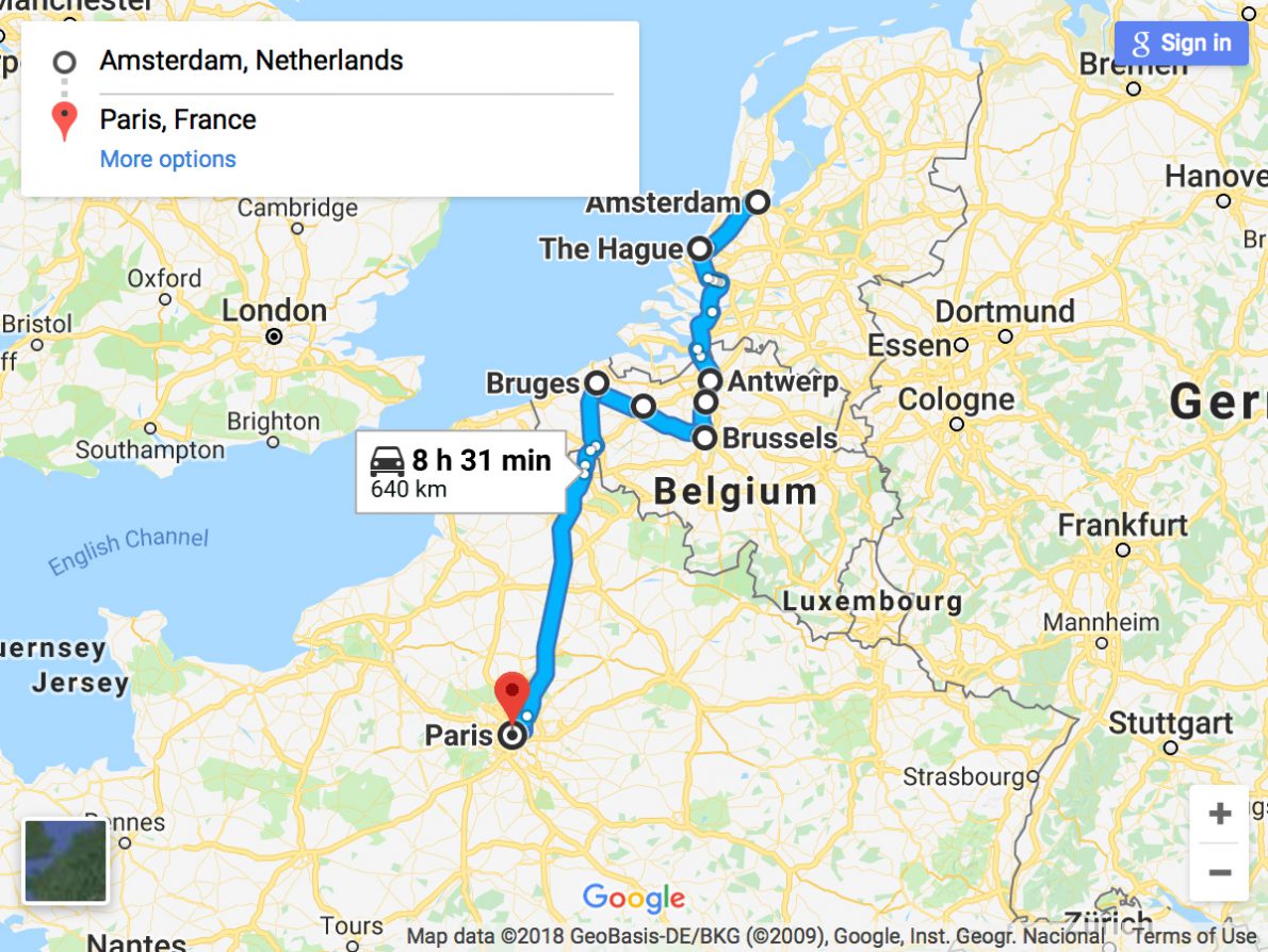An Awesome Amsterdam to Paris Road Trip Via Belgium Avis India