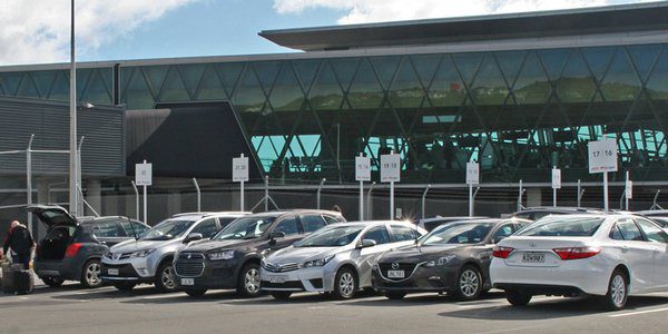 self drive car on airport